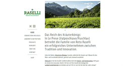 Desktop Screenshot of bioraselli.ch